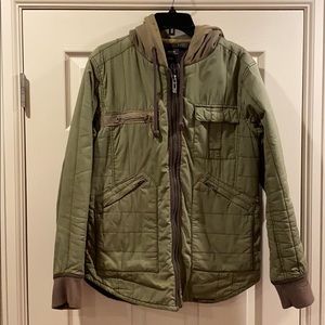 Used G-Star Corp Quilted Hooded Shirt - Large